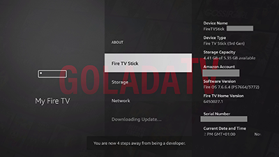 fire-stick iptv developer mode